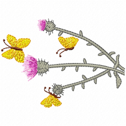 Butterfly Embroidery Design 9 Butterfly Embroidery Design 9